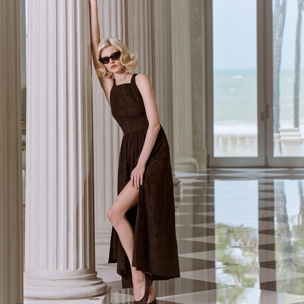 Hill House Addie Black Eyelet Dress